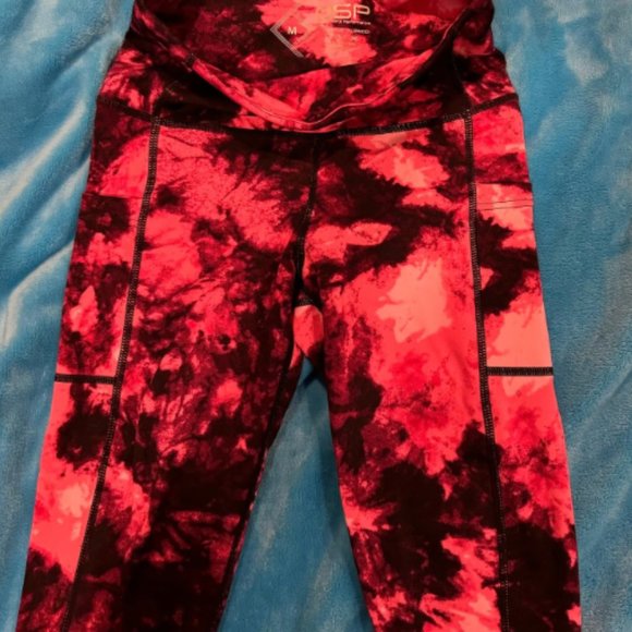 Better Sports Performance (BSP) Athletic Capri with Side Pockets - Pink M - Picture 3 of 3